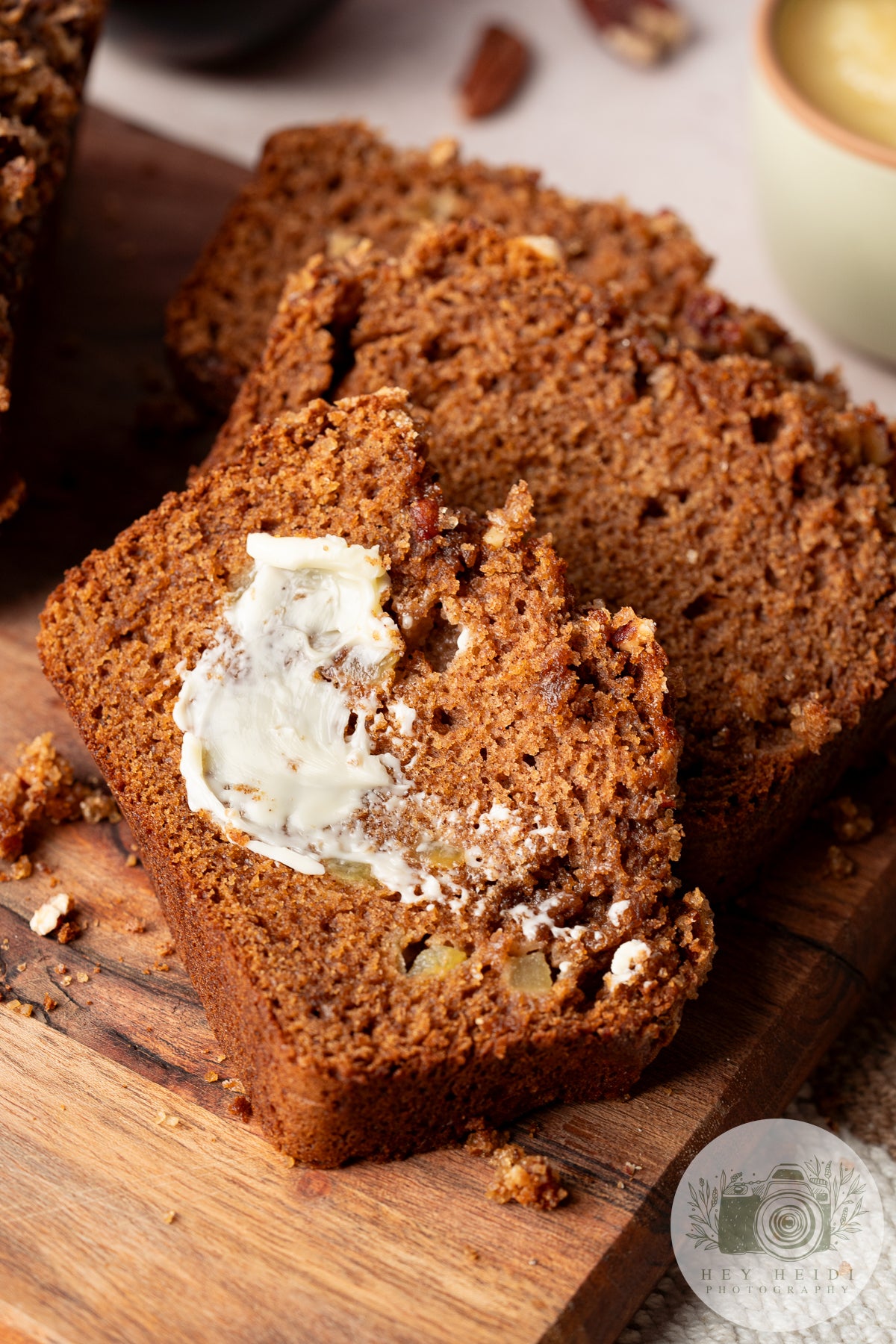 Maple Pecan Applesauce Bread - Exclusive
