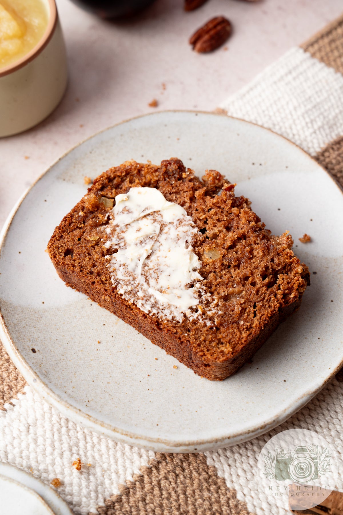 Maple Pecan Applesauce Bread - Exclusive