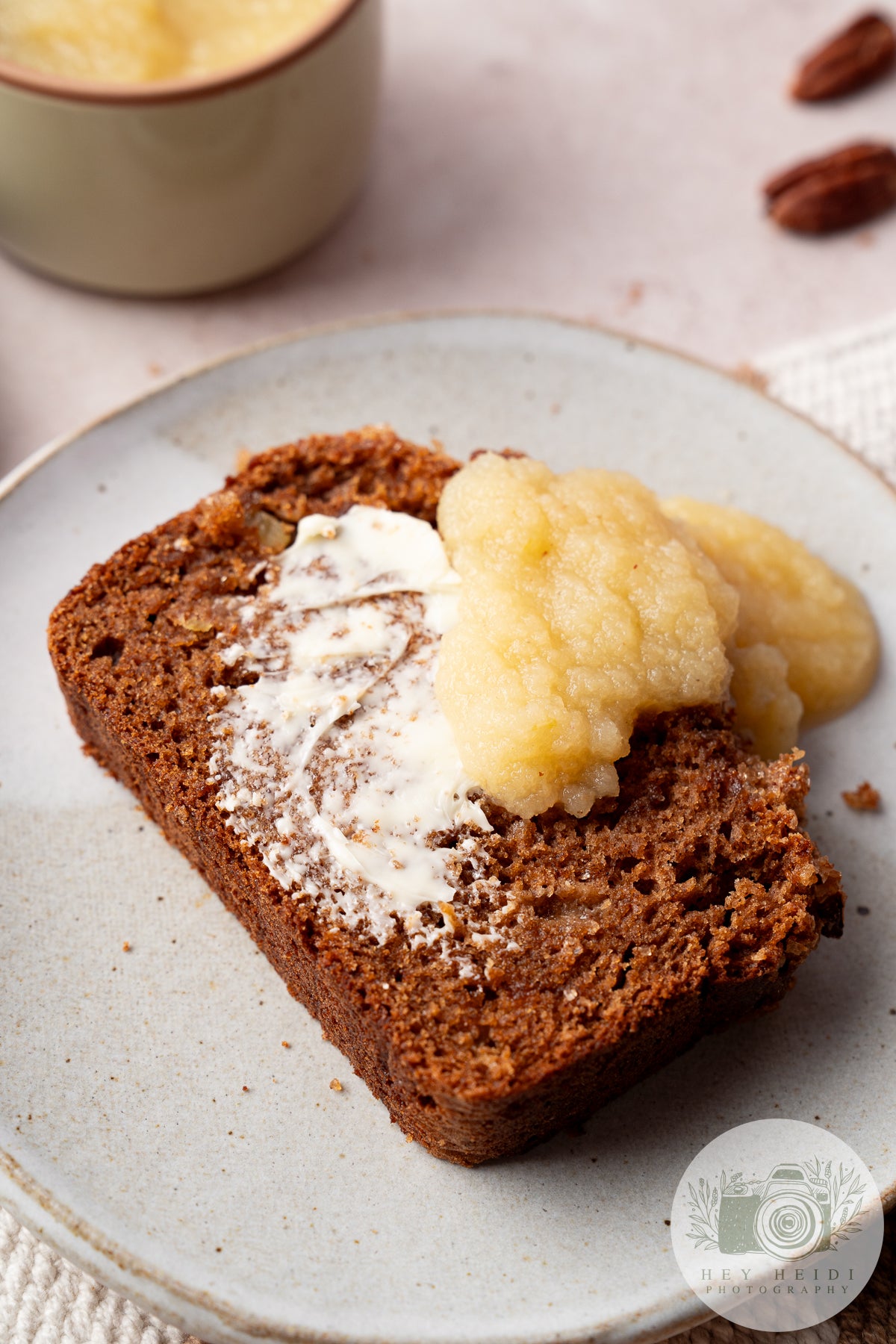 Maple Pecan Applesauce Bread - Exclusive