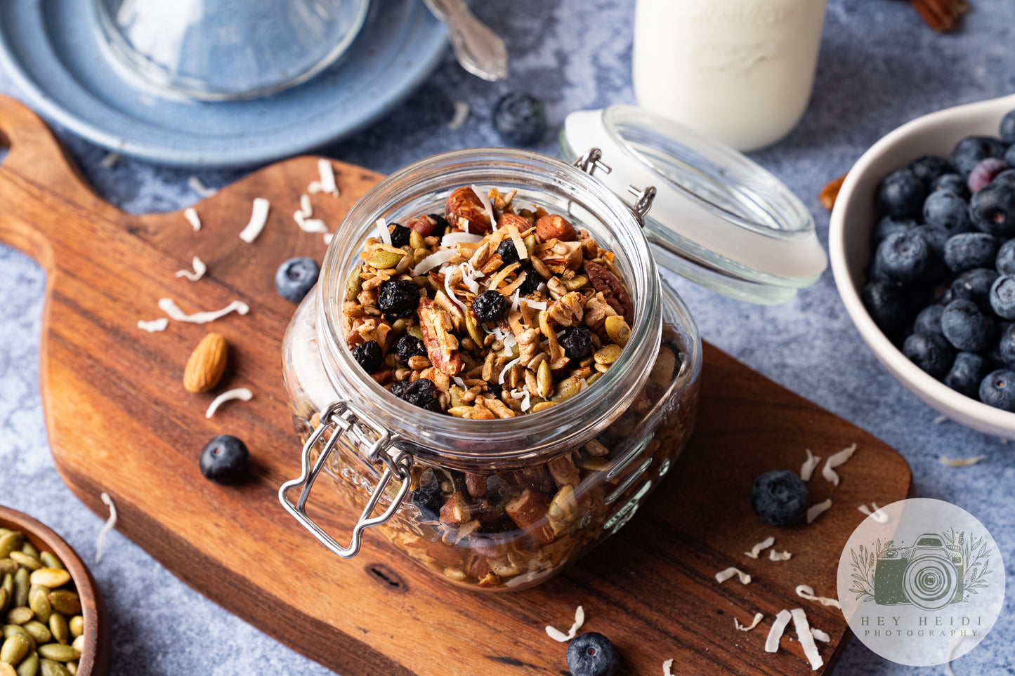 Grain-Free Nut and Seed Blueberry Granola - Exclusive