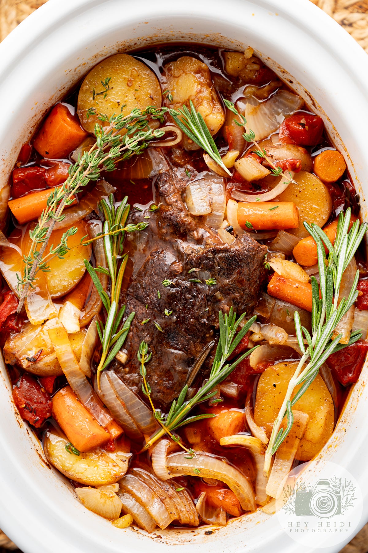Slow Cooker Tomato Herb Beef Roast - Exclusive