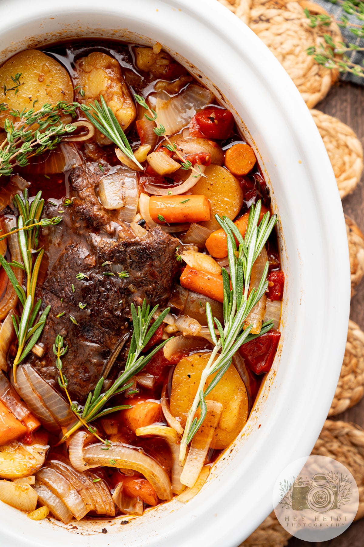 Slow Cooker Tomato Herb Beef Roast - Exclusive