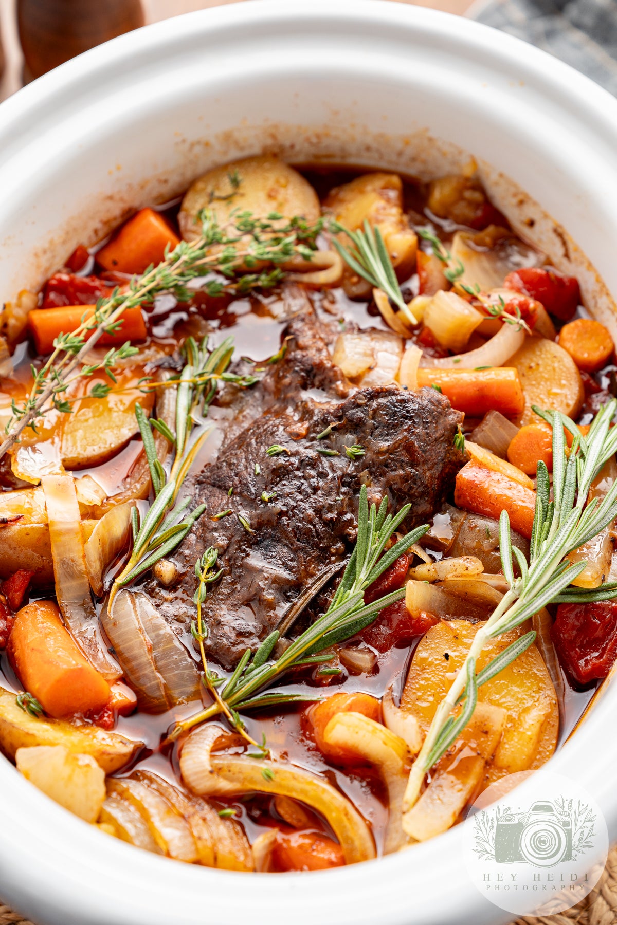 Slow Cooker Tomato Herb Beef Roast - Exclusive