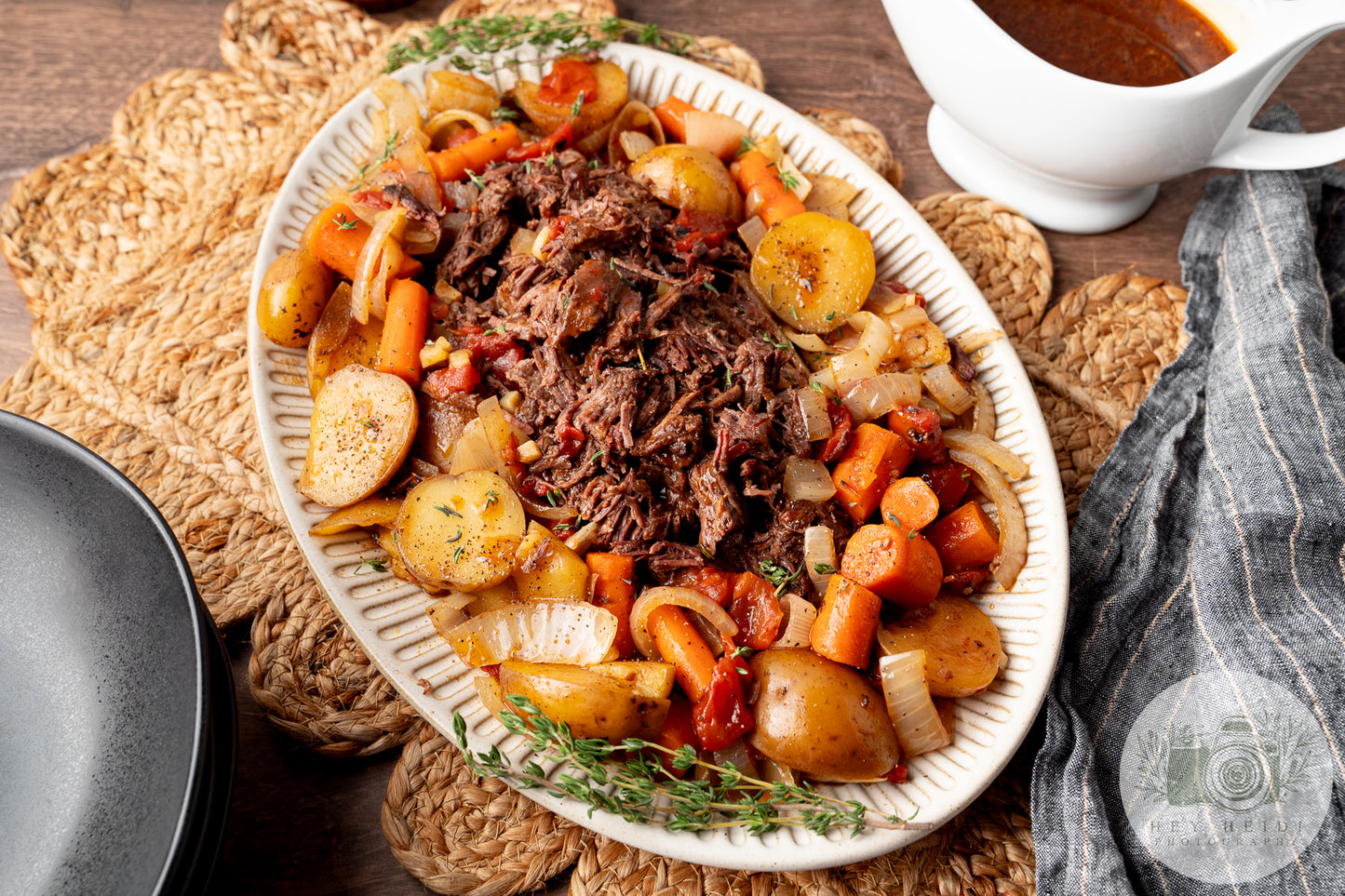 Slow Cooker Tomato Herb Beef Roast - Exclusive