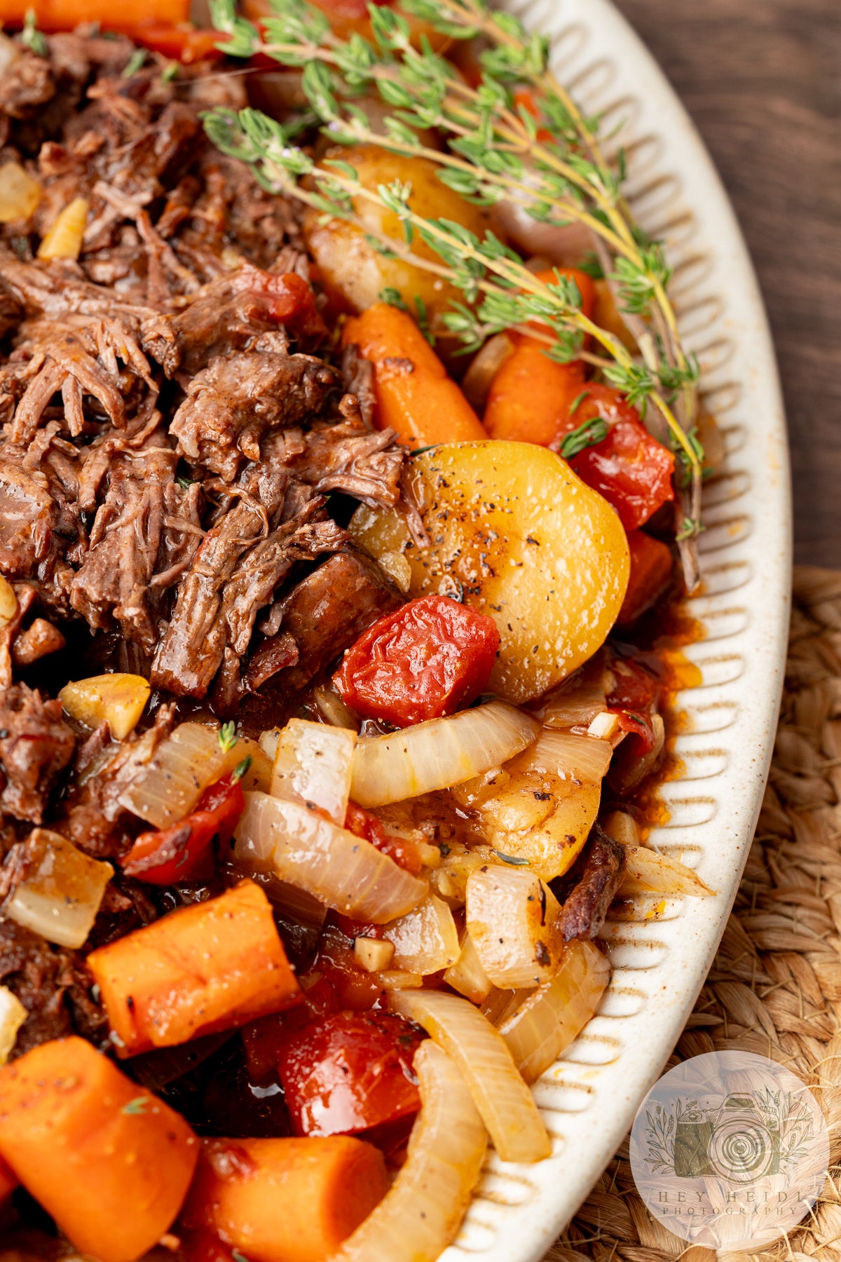 Slow Cooker Tomato Herb Beef Roast - Exclusive