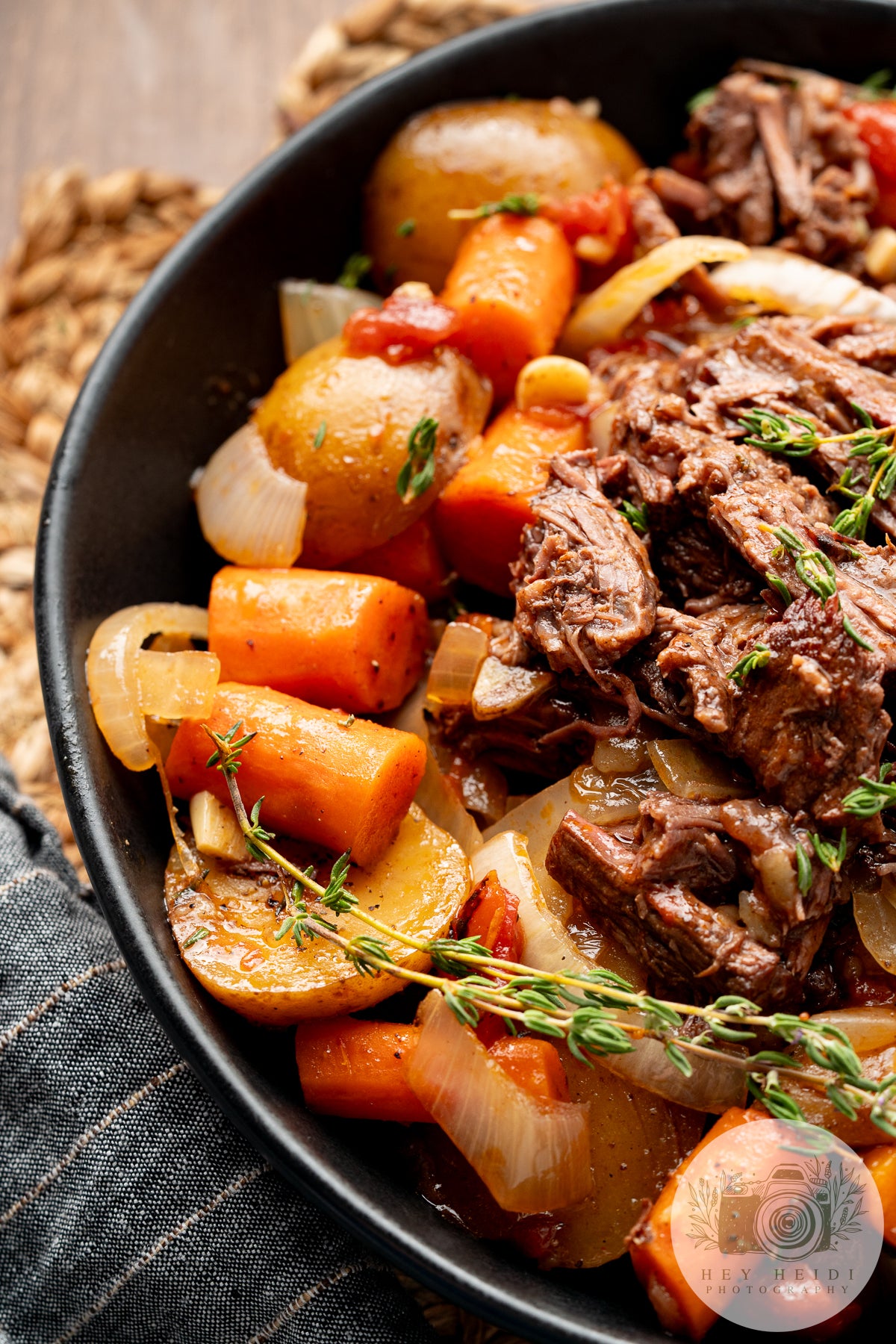 Slow Cooker Tomato Herb Beef Roast - Exclusive